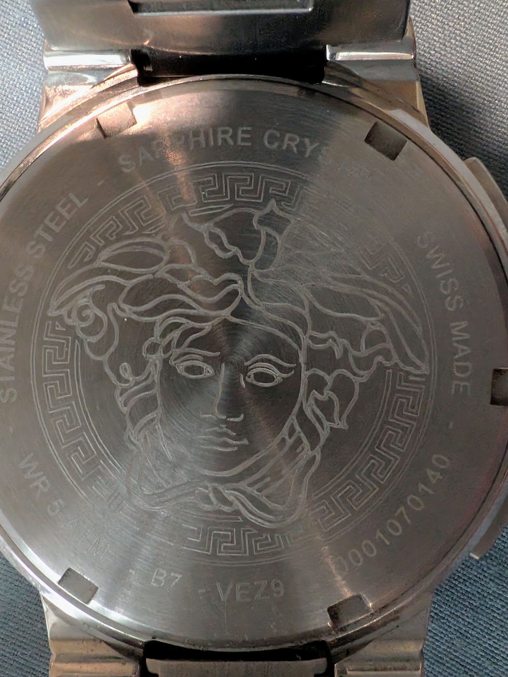 Versace Men's Greca Logo Chronograph Watch - Picture 2 of 2